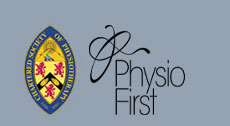 Chartered Society of Physiotherapy and Physio First logos